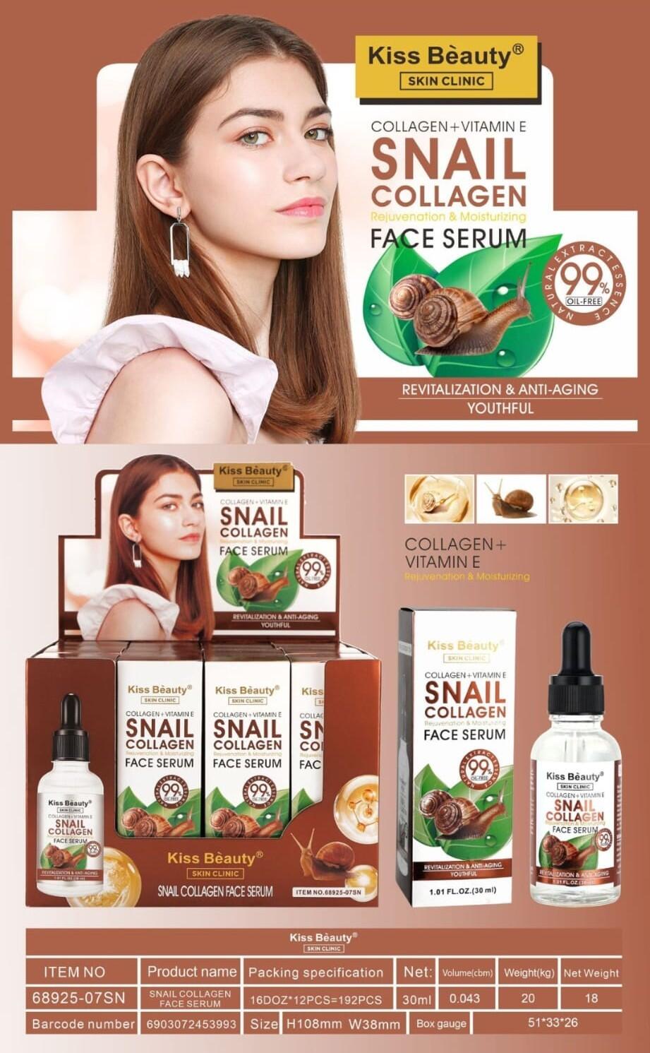 SkinLift™- Sérum Facial Colágeno + Vitamina E + Caracol